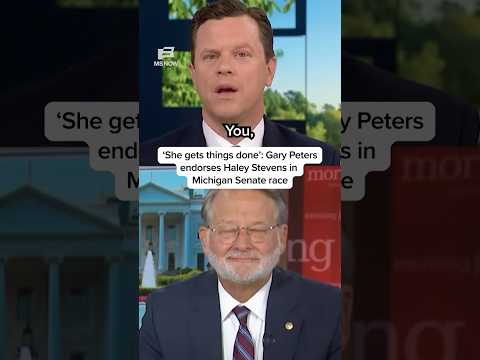 ‘She gets things done’: Gary Peters endorses Haley Stevens in Michigan Senate race
