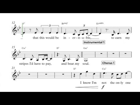 Horn in F - Million Years Ago - Adele Sheet Music, Chords, and Vocals