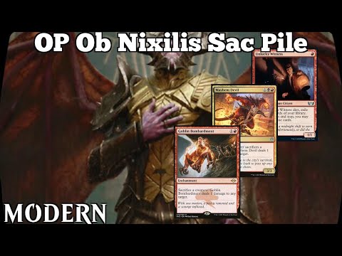 OP Ob Nixilis Sac Pile | Rakdos Sac | SNC Modern | MTGO