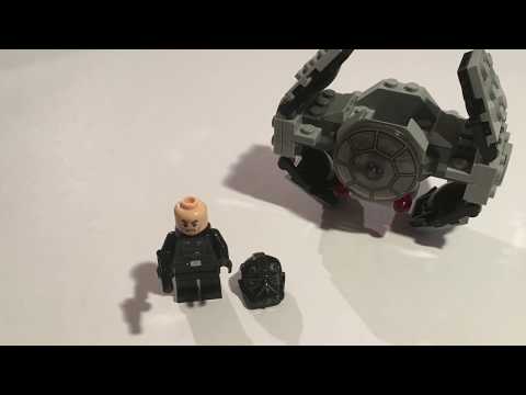 Lego Star Wars 75128 TIE Advanced Prototype - Lego Speed Build