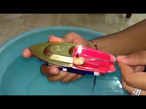 unboxing fun steam powerd tin toy ⛵ boat nav pop put candle power||toy cartoon videos