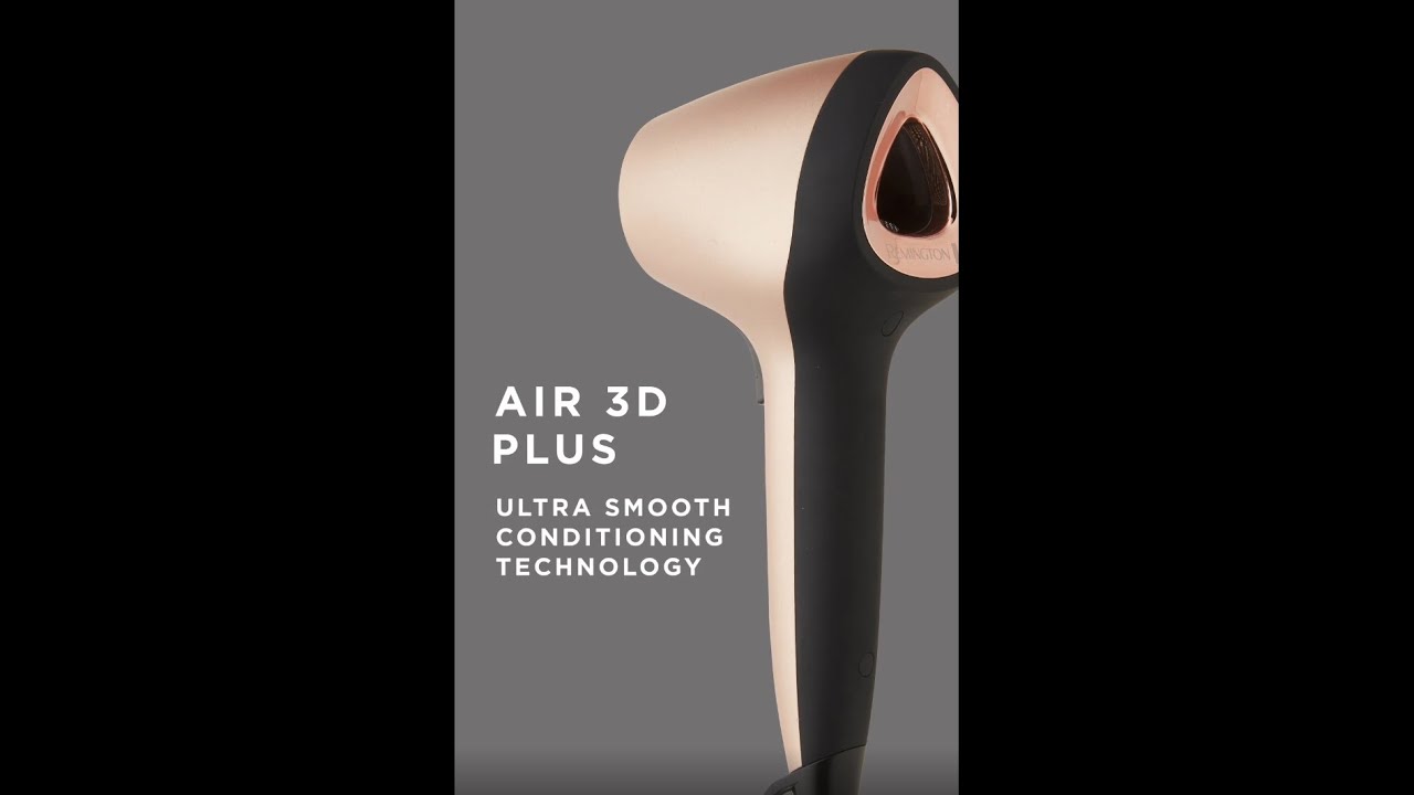 Remington AIR3D Plus Hair Dryer Rose Gold D7779AU Review by National Product Review NZ