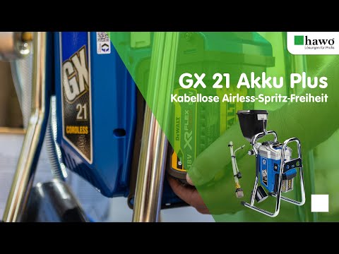 Graco GX 21 Akku Plus - Kabellose Airless-Spritz-Freiheit