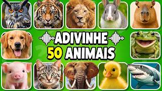Adivinhe o Som do Animal? 🔊❤️ | Nomes e Sons dos Animais