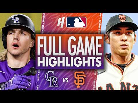 Colorado Rockies vs San Francisco Giants - TỔNG HỢP TRẬN ĐẤU ĐẦY ĐỦ 🔥 Mùa Giải MLB Ngày 12 tháng 7 năm 2026 (Colorado Rockies vs San Francisco Giants - FULL GAME HIGHLIGHTS 🔥 July 12, 2026 MLB Season)