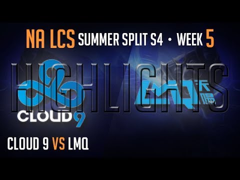 Cloud 9 vs LMQ Highlights All Kills LCS NA Summer 2014 Week 5 C9 vs LMQ S4 W5D2
