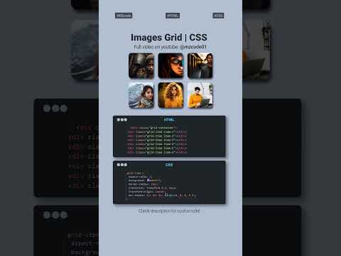 Create a Responsive CSS Image Grid with Smooth Transforms & Hover Animations 2025 Tutorial #css