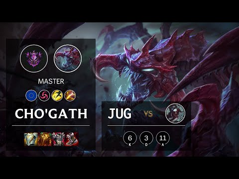 Cho'Gath Jungle vs Kayn - EUW Master Patch 10.24