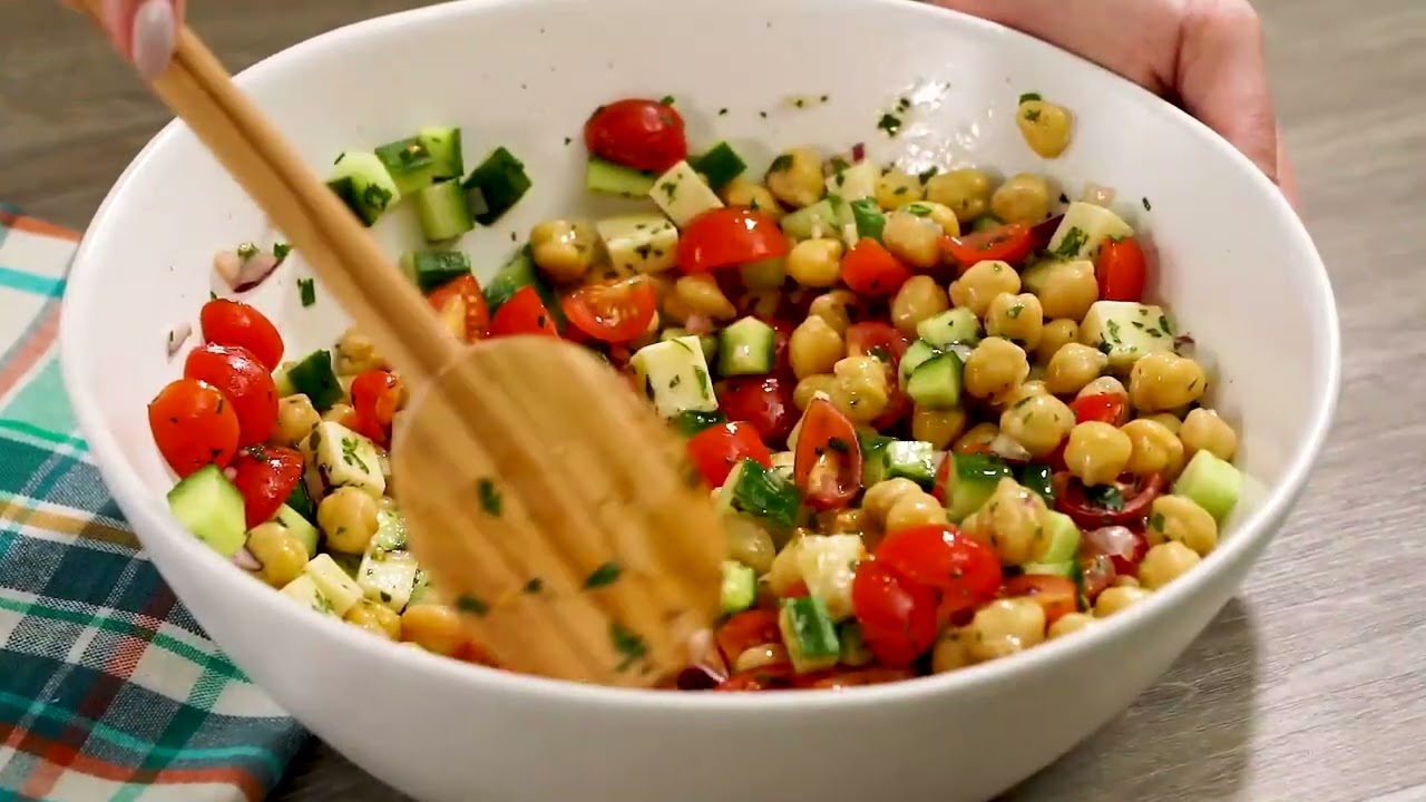 Mediterranean Chickpea Salad Recipes Videos Goya Foods