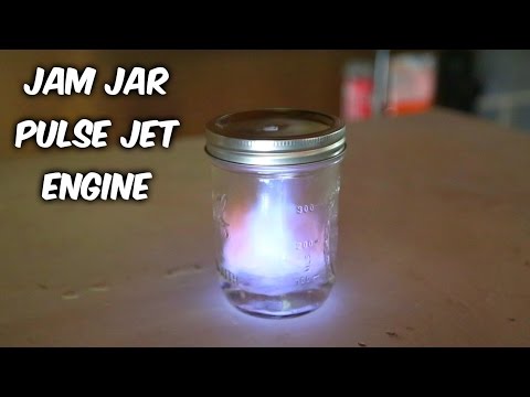 Jam Jar Pulse Jet Engine Test