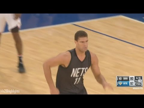 Brook Lopez Full Game Highlights 21 Points Nets @ Knicks 11/9/2016