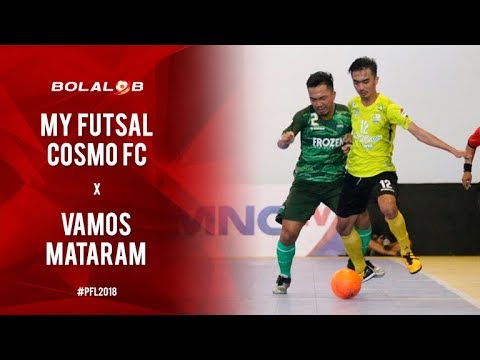 My Futsal Cosmo FC Jakarta (2) Vs (5) Vamos Mataram - Highlights Pro Futsal League 2018