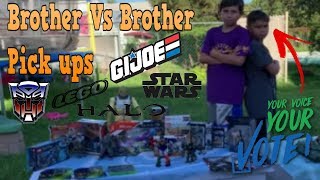 BROTHER VS BROTHER PICK UPS| YOU CHOOSE THE WINNER