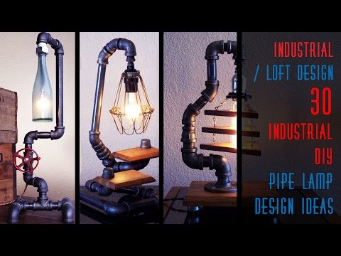 30 Industrial DIY Pipe Lamp Design Ideas