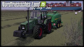 LS25 NORDFRIESISCHES LAND #005 - SILAGE Ballen Pressen mit Seeluft