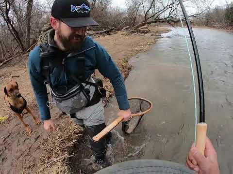 April 1 2022 First Great Lakes Steelhead Credit River on the Spey rod