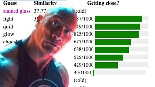 How to win SEMANTLE every time