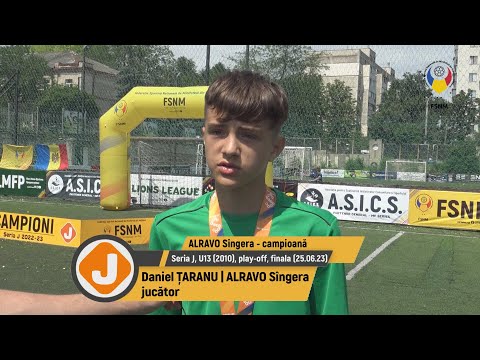 (Interviu) Daniel ȚARANU, jucător ALRAVO Sîngera (25.06.23) Seria J, U13 (2010), campioană