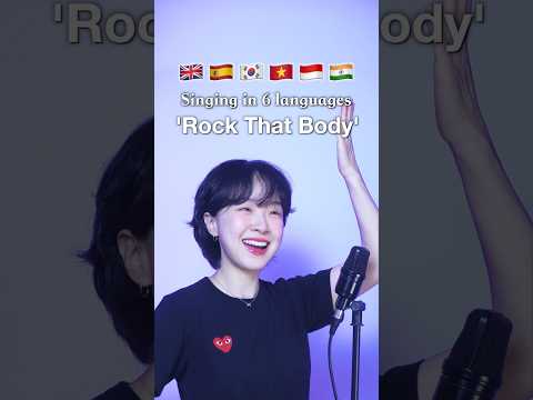 🤖 Singing "Rock That Body" in 6 Languages! 🇪🇸🇮🇳🇮🇩🇻🇳🇰🇷🇬🇧 #multilingual