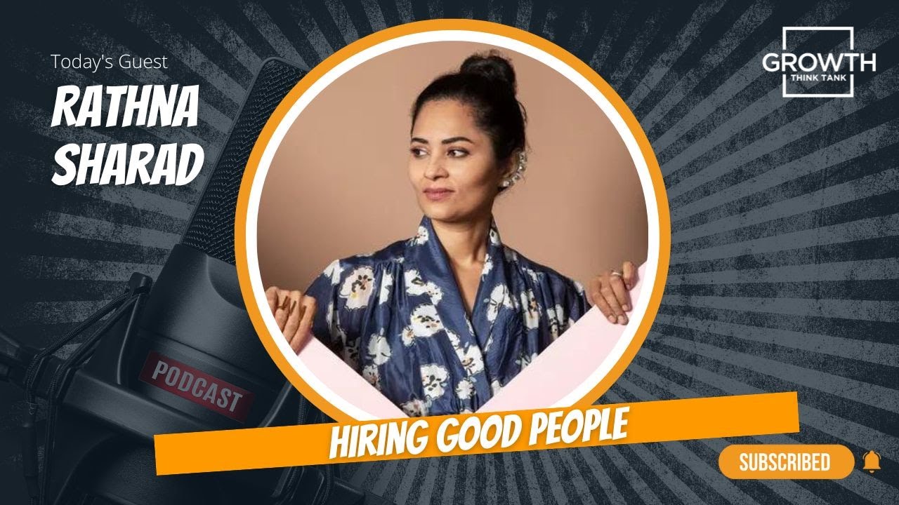 Hiring Good People with Rathna Sharad at FlavorCloud - YouTube