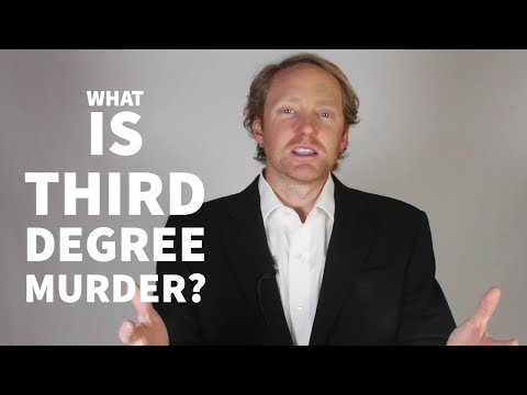 What is third degree murder?