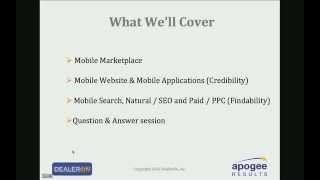 Mobile Search &amp; Mobile Web: What You Need to Know