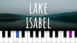 Lake Isabel  ~ Hilltop Road (piano tutorial)
