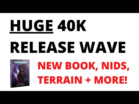 BIG 40K Release Wave! Tyranids, New Expansion, Terrain and MORE