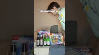 The only way to open Prismatic Evolutions #pokemoncards #pokemontcg #soju