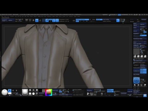Learning Digital Sculpting w/Jesse Livestream Zbrush  01/05/2016 P1