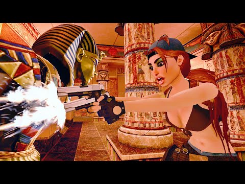 Tomb Raider IV Remastered 81: Octavian's Legacy! Lara Queen, Easy way to kill Cleopatra's Guardians