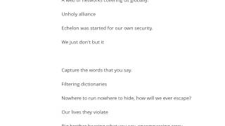 Cage   Echelon Şarkı Sözü