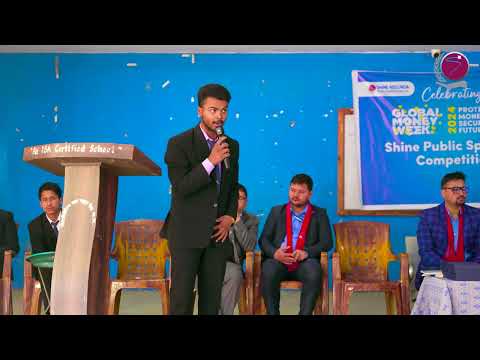 Shine Public Speaking Contest- Raman B.K.