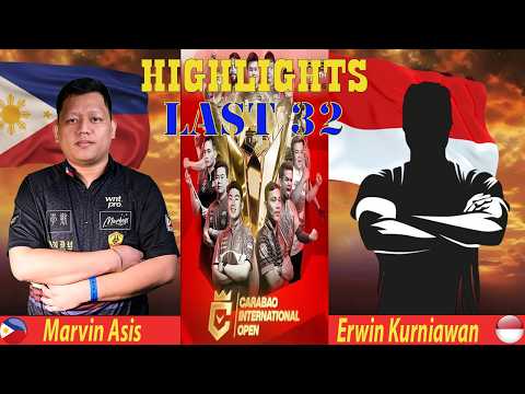 LAST 32 | Marvin Asis - Erwin Kurniawan 🔥HIGHLIGHTS | 2026 CARABAO INTERNATIONAL OPEN