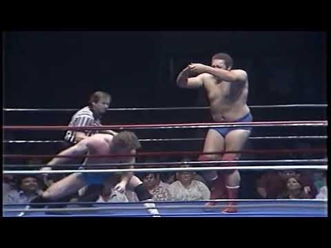 Houston Wrestling 1984 12 27 1984 Ernie Ladd vs  Brad Armstrong NA title