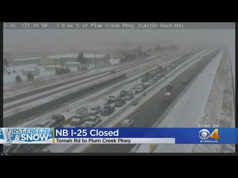 Wintry Road Conditions Lead To Multiple Crashes On Interstate 25 In Castle Rock