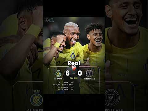 Al nassr vs inter miami 🔥| fake vs real 😂 #football #edit #ronaldo #alnassr #intermiami