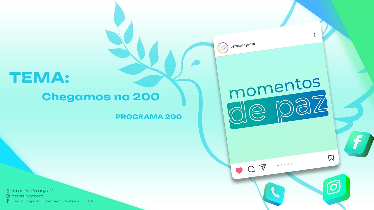 "Chegamos no 200" #200