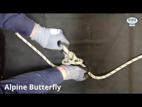 IRATA Level 1: Knot 7 of 7 - Alpine butterfly