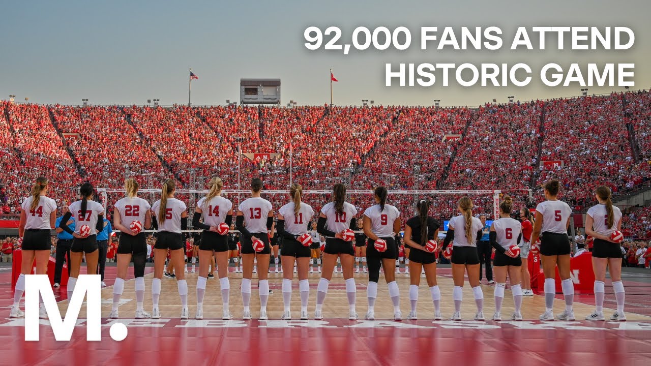 Nebraska Volleyball BREAKS WORLD RECORD for Women's Sports Attendance