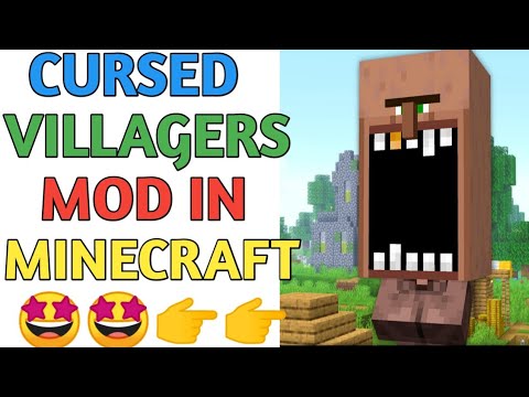 Cursed Villagers Mod Is Amazing In Minecraft 😲 #shorts #minecraft