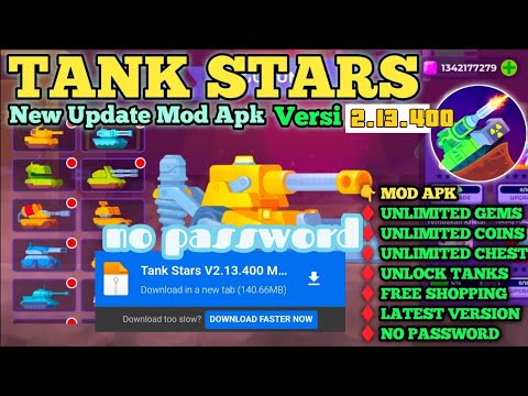 ​Tank Stars Mod Apk Terbaru 2025 Versi 2.13.400 | Unlimited Coin, Unlimited Gems & Unlock All Tanks