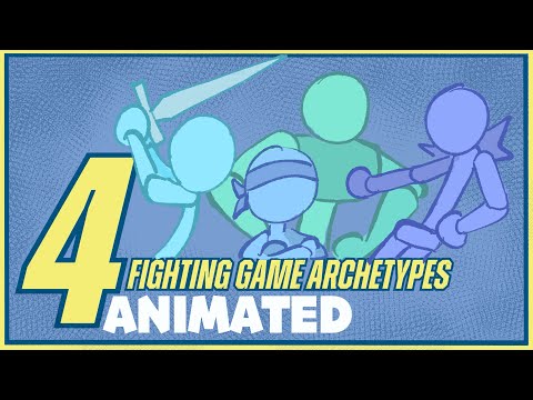 An Animated Explanation of Fighting Game Archetypes