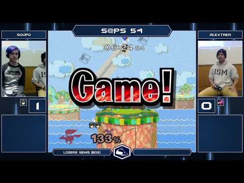 S@PS 54 Melee Singles - Soupo (Marth) vs Alextrer (Falco) - Losers Semis