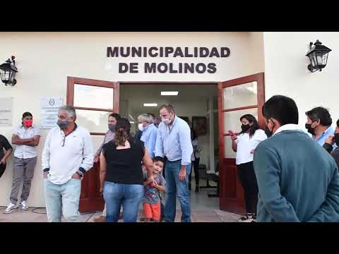Con la inauguración de obras de infraestructura pública, se potencia el desarrollo de Molinos