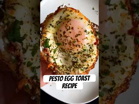 THE BEST PESTO EGG TOAST EVER!!