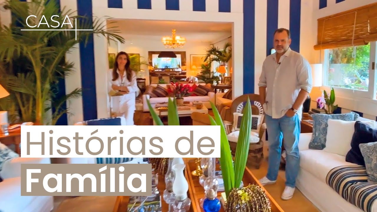 Uma casa de FAMÍLIA DESLUMBRANTE com muita HISTÓRIA