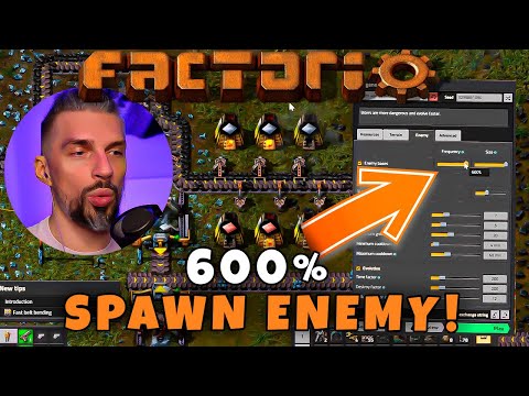 FACTORIO RAIL DEATH WORLD // 600% SPAWN ENEMY ep.1