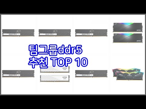 팀그룹ddr5 추천 완벽한 선택 가격, 품질, 구매량을 모두 고려한 상품 10가지