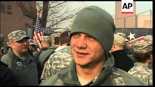 Robin Williams and other US celebrities entertain US troops